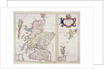 Map of Scotland, c.1700 by R. Gordon