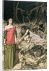 The Wooing of Grimhilde, the mother of Hagen by Arthur Rackham