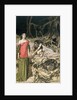 The Wooing of Grimhilde, the mother of Hagen by Arthur Rackham