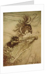 The Rhinemaidens teasing Alberich by Arthur Rackham