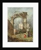 A Capriccio - A Ruined Arch, 18th cenury by Francesco Guardi