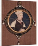 Miniature portrait of Jane Small, formerly known as Mrs. Robert Pemberton, c.1540 by Hans Holbein the Younger