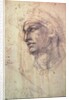 Study of a Head by Michelangelo Buonarroti