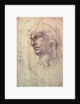 Study of a Head by Michelangelo Buonarroti