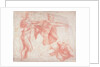 Studies of Male Nudes by Michelangelo (after) Buonarroti