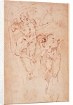 Studies of Male Nudes by Michelangelo Buonarroti