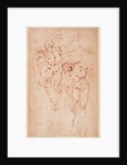 Studies of Male Nudes by Michelangelo Buonarroti