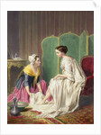 Maid Washing her Mistress' Feet by Anonymous Anonymous