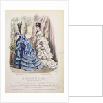 Fashion plate from 'Le Moniteur de la Mode' by French School