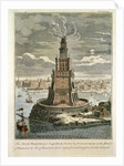 The Marble Watch Tower or Lighthouse Erected by Ptolemy Soter on the Island of Pharos, near the Port of Alexandria by English School