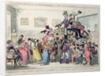 A swarm of English bees hiving in the Imperial Carriage!! - Who would have thought it?? by George Cruikshank