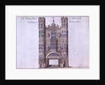Whitehall: The Kings Gate Leading to Westminster by Robert Morden