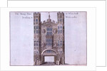 Whitehall: The Kings Gate Leading to Westminster by Robert Morden