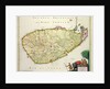 Map of Ceylon according to Nicolas Visscher, c.1626 by Anonymous