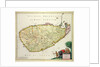 Map of Ceylon according to Nicolas Visscher, c.1626 by Anonymous