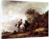 Landscape with Riders by Adriaen Jansz. van Ostade