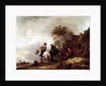 Landscape with Riders by Adriaen Jansz. van Ostade