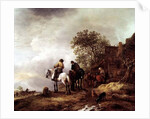 Landscape with Riders by Adriaen Jansz. van Ostade