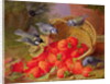 Still Life with Strawberries and Bluetits by Eloise Harriet Stannard