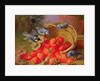 Still Life with Strawberries and Bluetits by Eloise Harriet Stannard