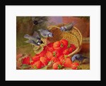 Still Life with Strawberries and Bluetits by Eloise Harriet Stannard