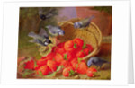 Still Life with Strawberries and Bluetits by Eloise Harriet Stannard