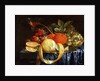 Still Life of Grapes, Oranges and a Peeled Lemon by Jan Pauwel the Elder Gillemans