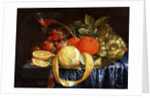 Still Life of Grapes, Oranges and a Peeled Lemon by Jan Pauwel the Elder Gillemans