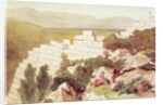 Walls of Ancient Samos, Cephalonia, 19th century by Edward Lear