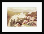 Walls of Ancient Samos, Cephalonia, 19th century by Edward Lear