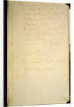 The last page of his diary, Antarctica, 29th March 1912 by Robert Falcon Scott