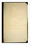 The last page of his diary, Antarctica, 29th March 1912 by Robert Falcon Scott