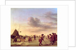 Golfers on the Ice near Haarlem, 1668 by Adriaen van de Velde