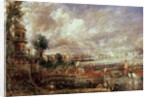 The Opening of Waterloo Bridge, Whitehall Stairs, 18th June 1817 by John Constable