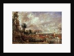 The Opening of Waterloo Bridge, Whitehall Stairs, 18th June 1817 by John Constable
