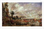 The Opening of Waterloo Bridge, Whitehall Stairs, 18th June 1817 by John Constable