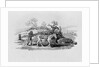 Geese carried to market from 'History of British Birds and Quadrupeds' by Thomas Bewick