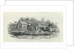 Runaway Cart from 'Land Birds, c. 1797 by Thomas Bewick