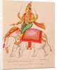 Indra, God of Storms, riding on an elephant, 1820-25 by Indian School