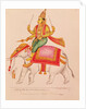 Indra, God of Storms, riding on an elephant, 1820-25 by Indian School
