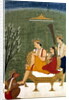 Seventh Incarnation of Vishnu as Rama-Chandra: Rama and Sita Reunited by School Indian
