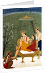 Seventh Incarnation of Vishnu as Rama-Chandra: Rama and Sita Reunited by School Indian