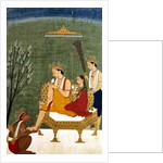 Seventh Incarnation of Vishnu as Rama-Chandra: Rama and Sita Reunited by School Indian