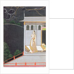 Lady waiting for her lover by Indian School