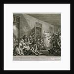Plate VIII from A Rake's Progress, 1735 by William Hogarth
