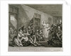 Plate VIII from A Rake's Progress, 1735 by William Hogarth