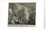 Plate VIII from A Rake's Progress, 1735 by William Hogarth