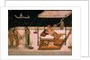 A Mughal prince receiving a lady at night, c.1680-90, Mughal by Unknown