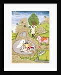 Rustam killing the White Demon by Indian School