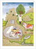 Rustam killing the White Demon by Indian School
